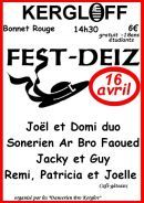 Fest-deiz des Danserien Bro Kerglov le dimanche 16 avril 2023