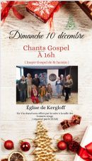 Chants Gospel le dimanche 10 décembre 2023