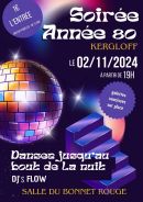 Soirée années 80 le samedi 2 novembre 2024