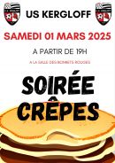 Soirée crêpes de l'US Kergloff le samedi 1er mars 2025