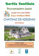 Sortie famille Château de Kerjean le jeudi 10 avril 2025