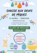 Chasse aux oeufs de Pâques le dimanche 5 avril 2026 de 10 h à 12 h