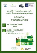 Réunion d'information pour la rénovation énergétique